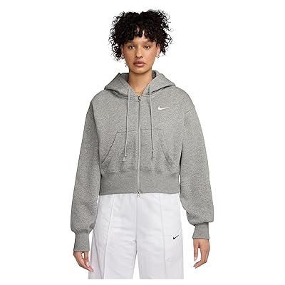 Nike Sportswear Phoenix Fleece Loose Full zip Crop Hoodie Women