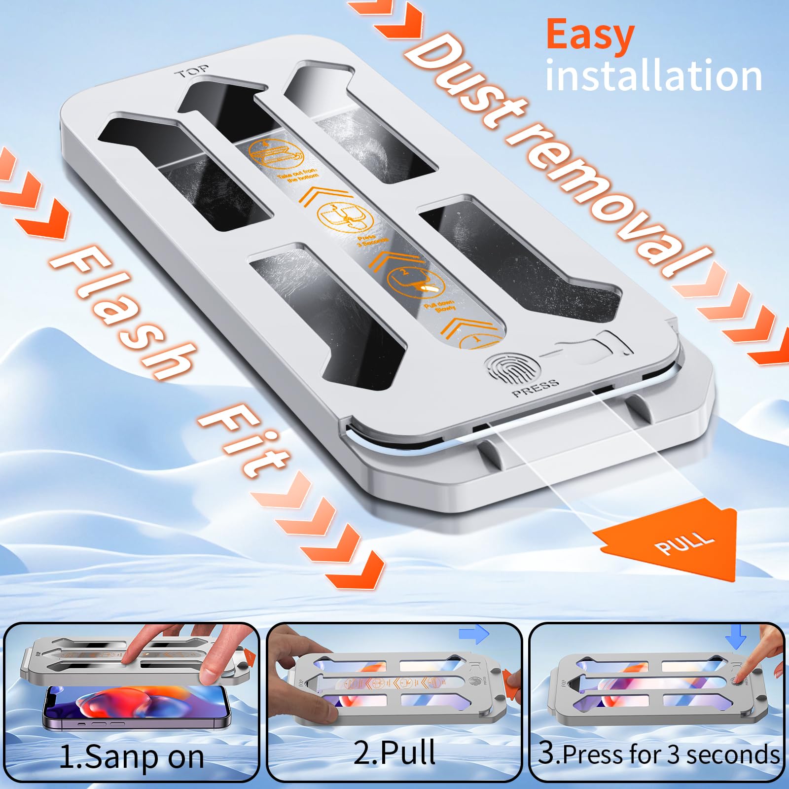 Tentoki 2 Pezzi Pellicola per iPhone 13 / 13Pro / 14 (6,1 Pollici),Anti-luce-blu Vetro Temperato [Protezione degli occhi] Copertura completa 2.5D Pellicola,Anti Graffio,Durezza 9H vetrino