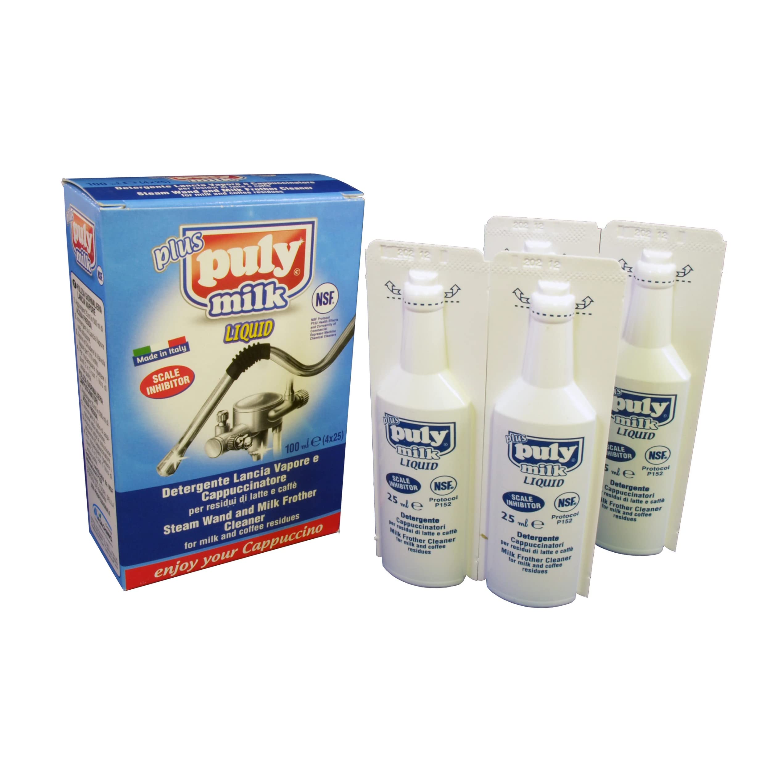 Puly Milk Liquid Cleaner (4 Bottles of 25ml)