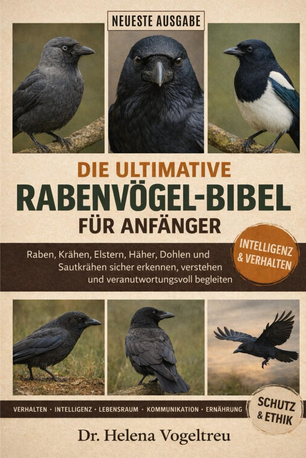 Die ultimative Rabenvögel-Bibel für Anfänger – Das komplette Handbuch: Ein umfassender Leitfaden zu Raben, Krähen, Elstern, Hähern, Dohlen und ... Schutz und ethischer Umgang mit Menschen