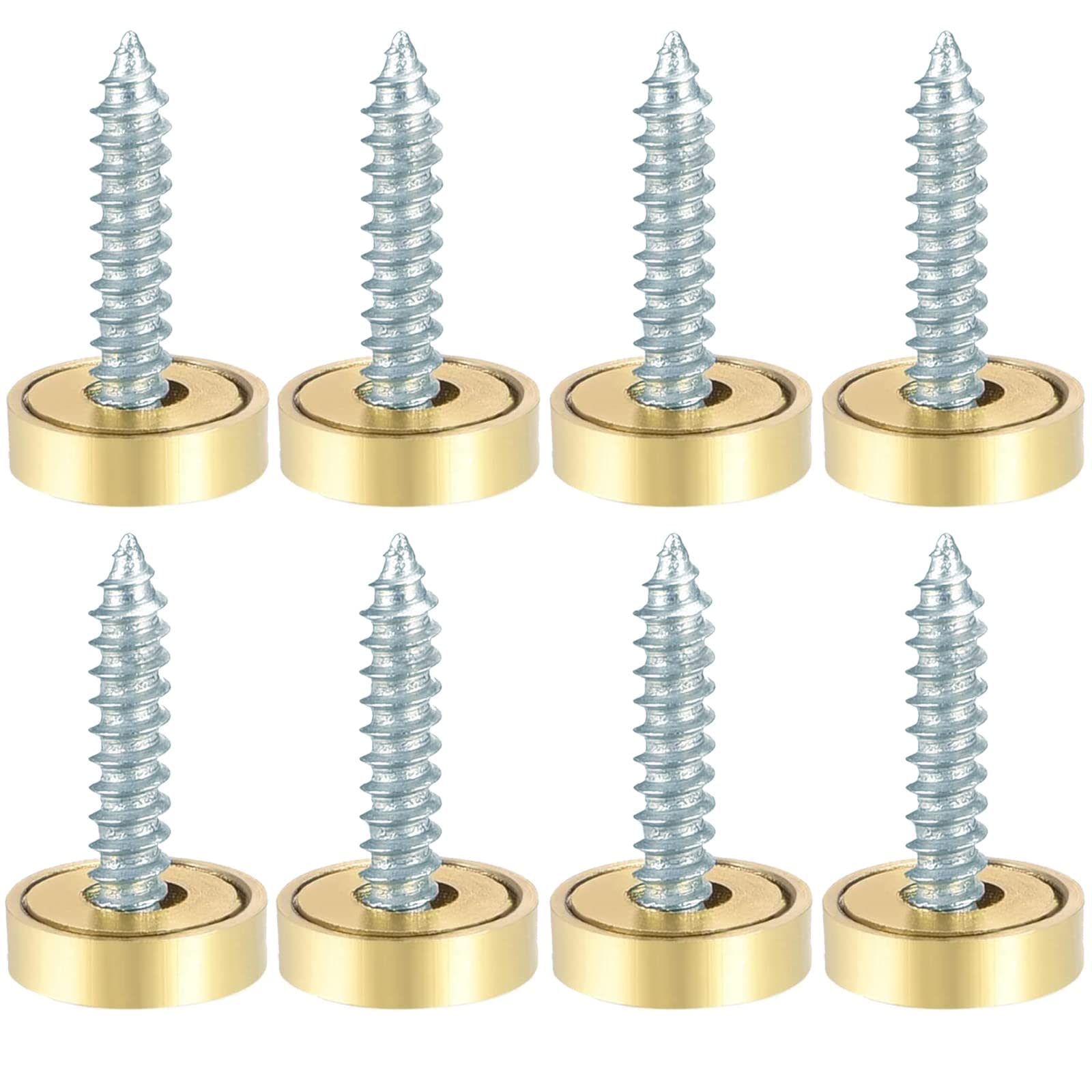TOP-VIGOR 8Pcs 14mm Mirror Screws