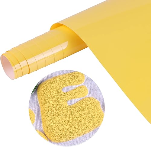Tintnut Vinilo de Transferencia de Calor Inflado - 10 pulgadas x 6 pies Rollo HTV Inflado 3D Maíz Dulce Vinilo de Transferencia de Calor Espumoso