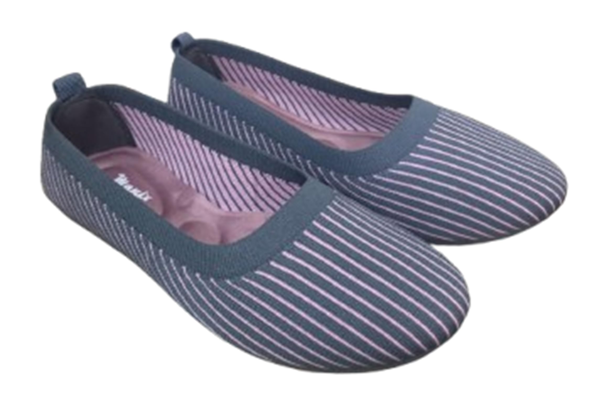 mahix Memory Foam Slip-On Shoes for Women – Lightweight Breathable Knit Flats with Cushioned Insole, Anti-Slip Sole, Stylish Striped Design for Walking Comfort-picture-14