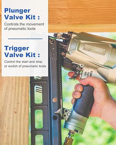 Miniatura 4 de SP-P1 SP-P2 Válvula de émbolo y válvula de gatillo de reemplazo del ensamblaje, apto para Hitachi NR83A NR83A2 NR83A2 (S) NR83A3 Frame Nailer Parts
