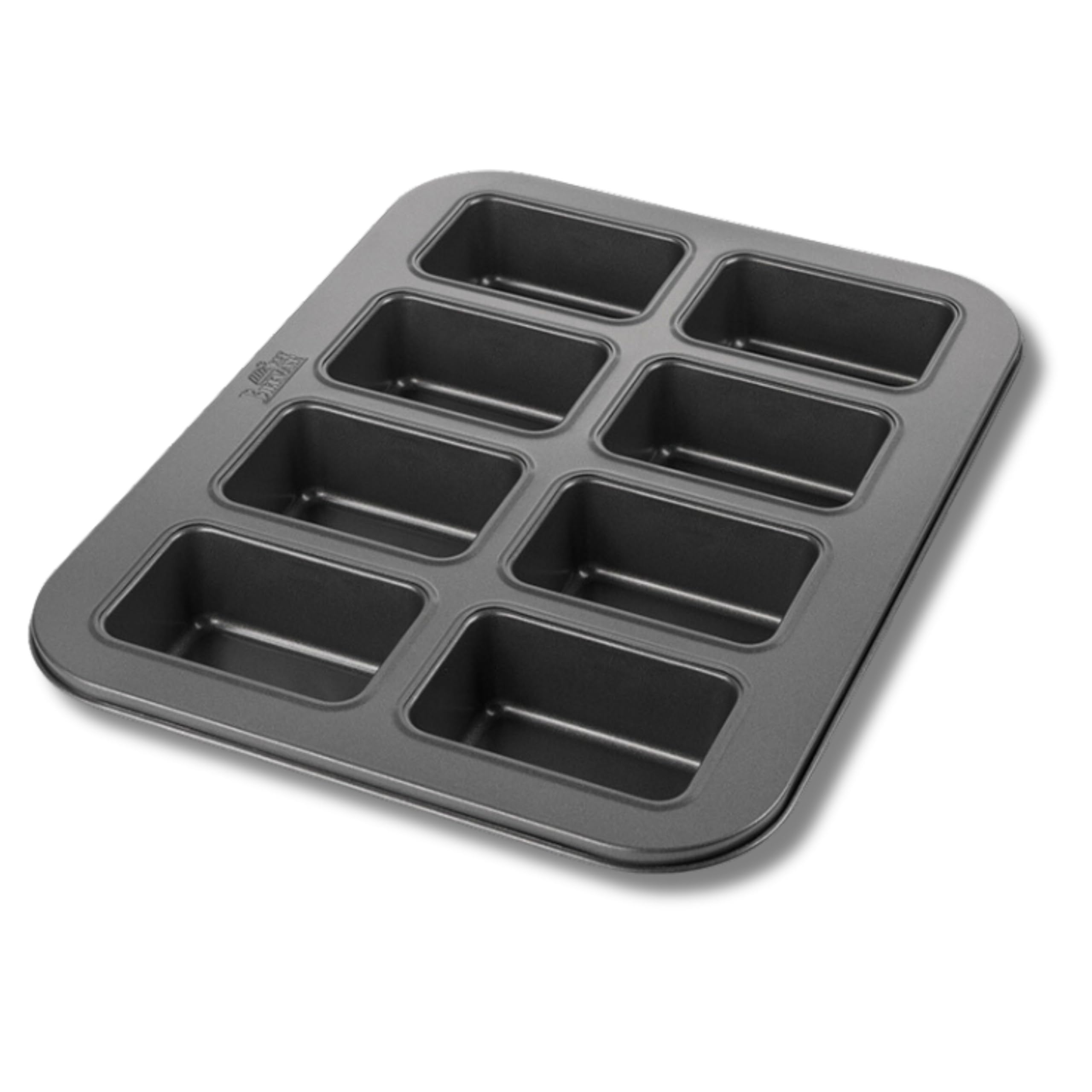 Moule à mini-cake 8 compartiments acier marron Birkmann 210356 pour des goûters sains et sans résidus