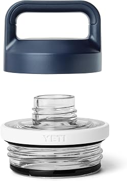 YETI Rambler Bottle Chug Cap, Navy/White