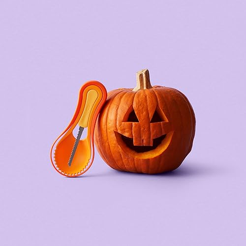 Miniatura 11 de Chef'n Juego de herramientas de calabaza de anidación 3 en 1 de Halloween, naranja