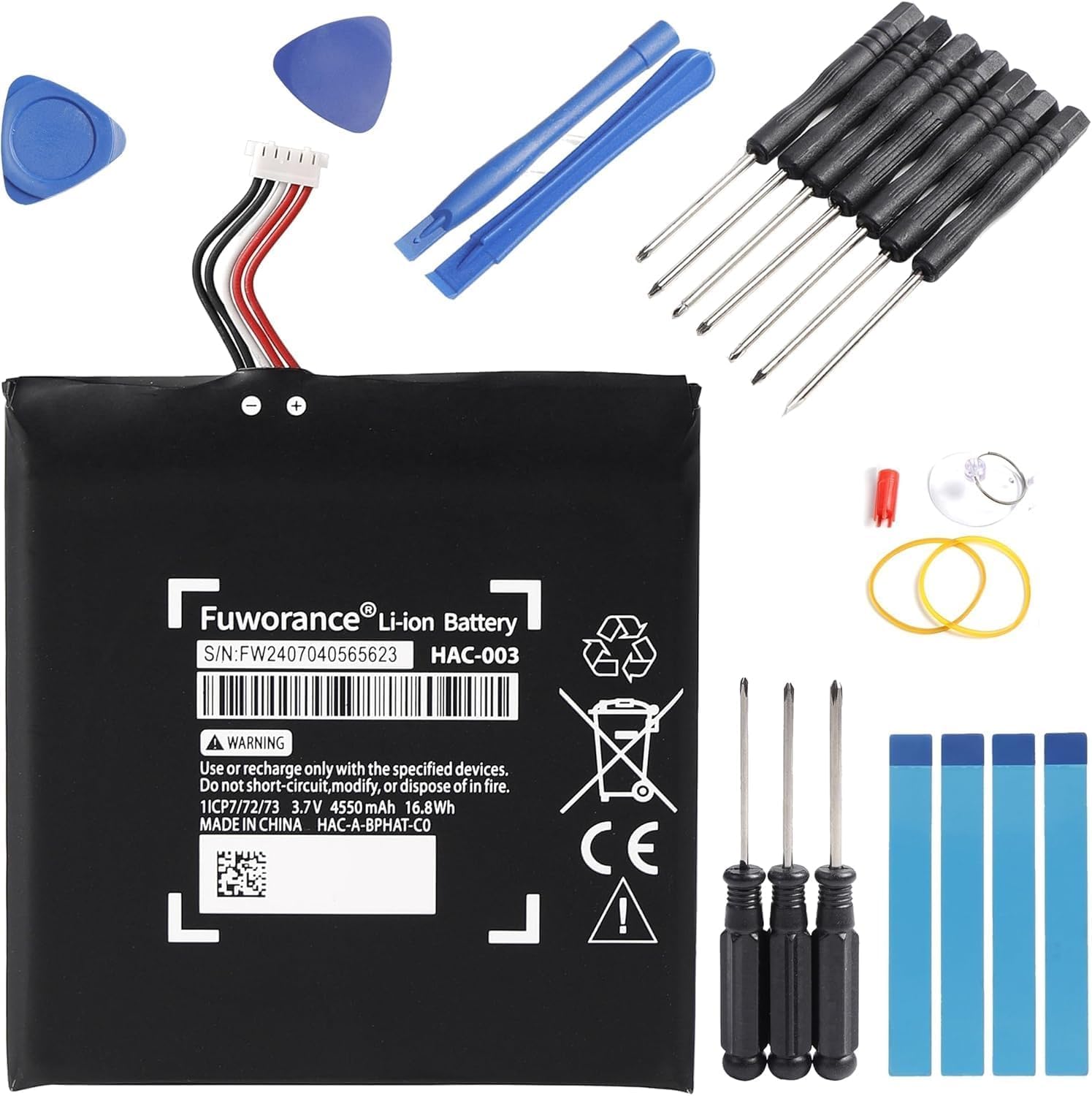 4550mAh 3.7V 16.8Wh Battery for Nintendo Switch 2017 HAC-001, HAC-003