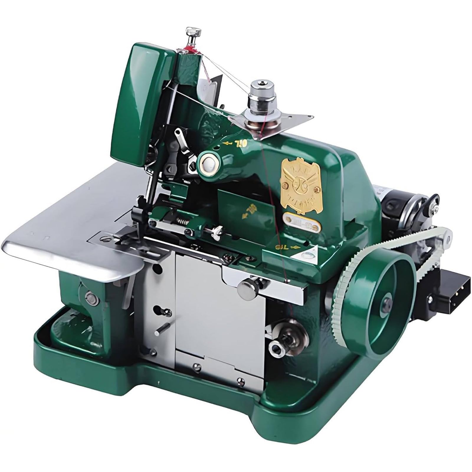 Maszyna do szycia Serger Overlock Elektryczny Maker, 3 Możliwości Szycia, Przenośna Konstrukcja Domowa, 3000 Ściegów na minutę, Idealny do obszywania i szycia