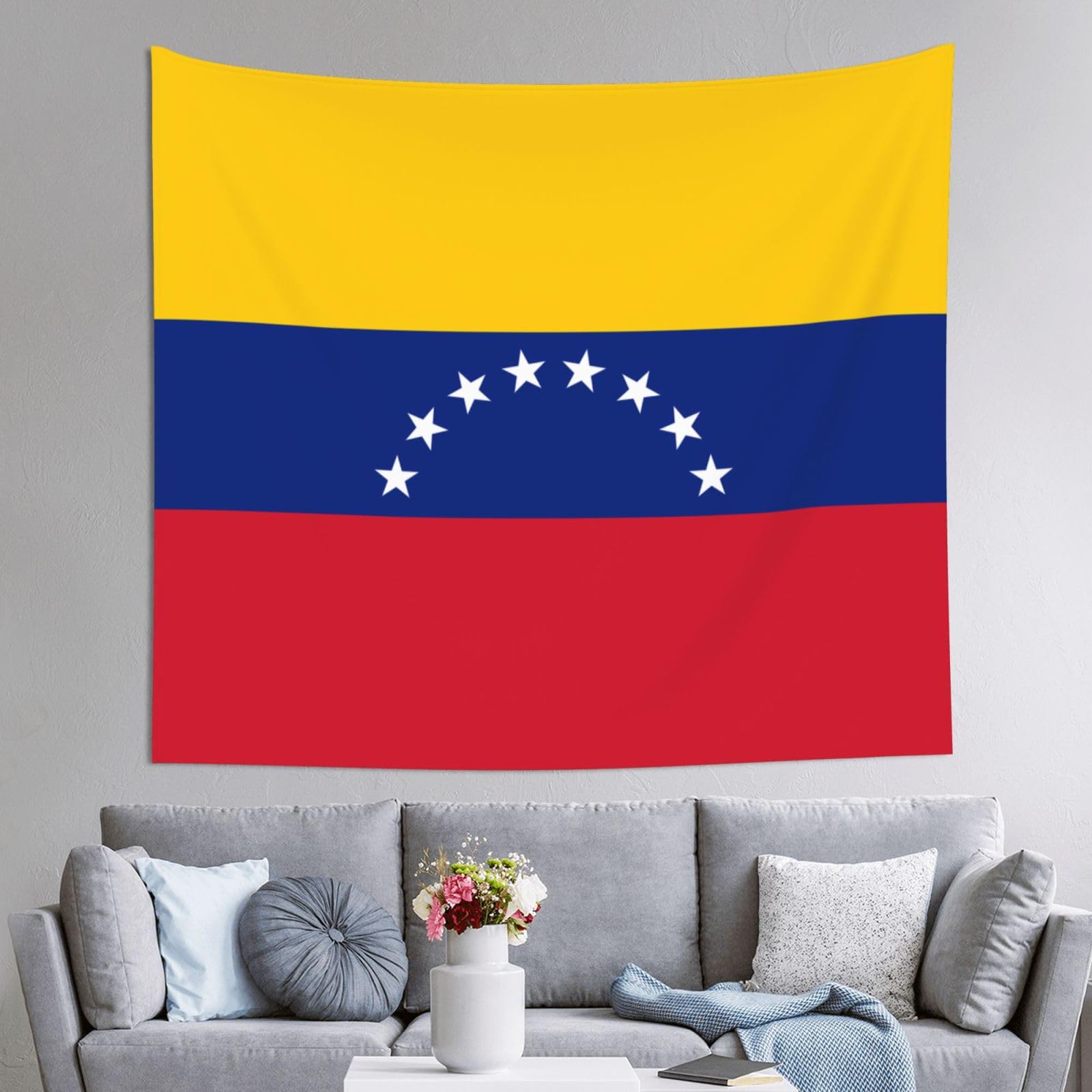 ZZYYDS Wall TapestryFlag of Venezuela for Living Room DormWall Hanging Home Decor Party Background, Decorative Poster 60x51in