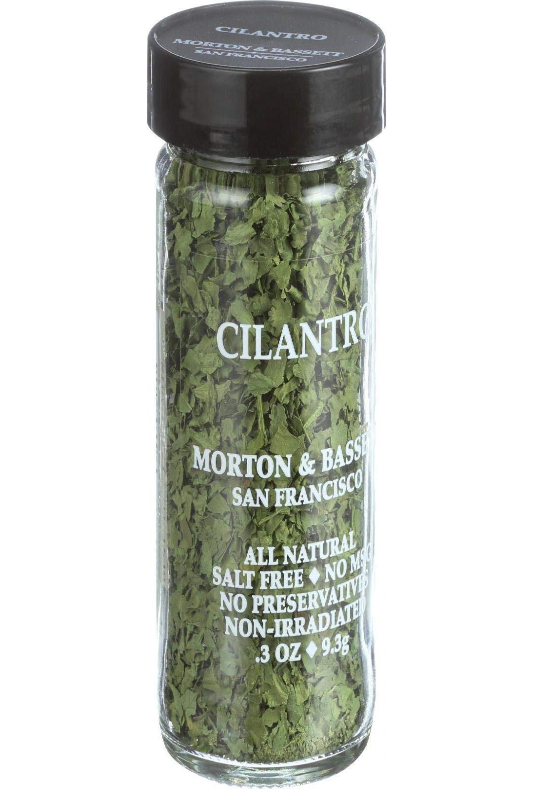 Morton & Bassett Cilantro, 0.3 oz – Non-GMO, Salt-Free, Freshly Dried Herb for Salsas, Soups & Mexican Cuisine