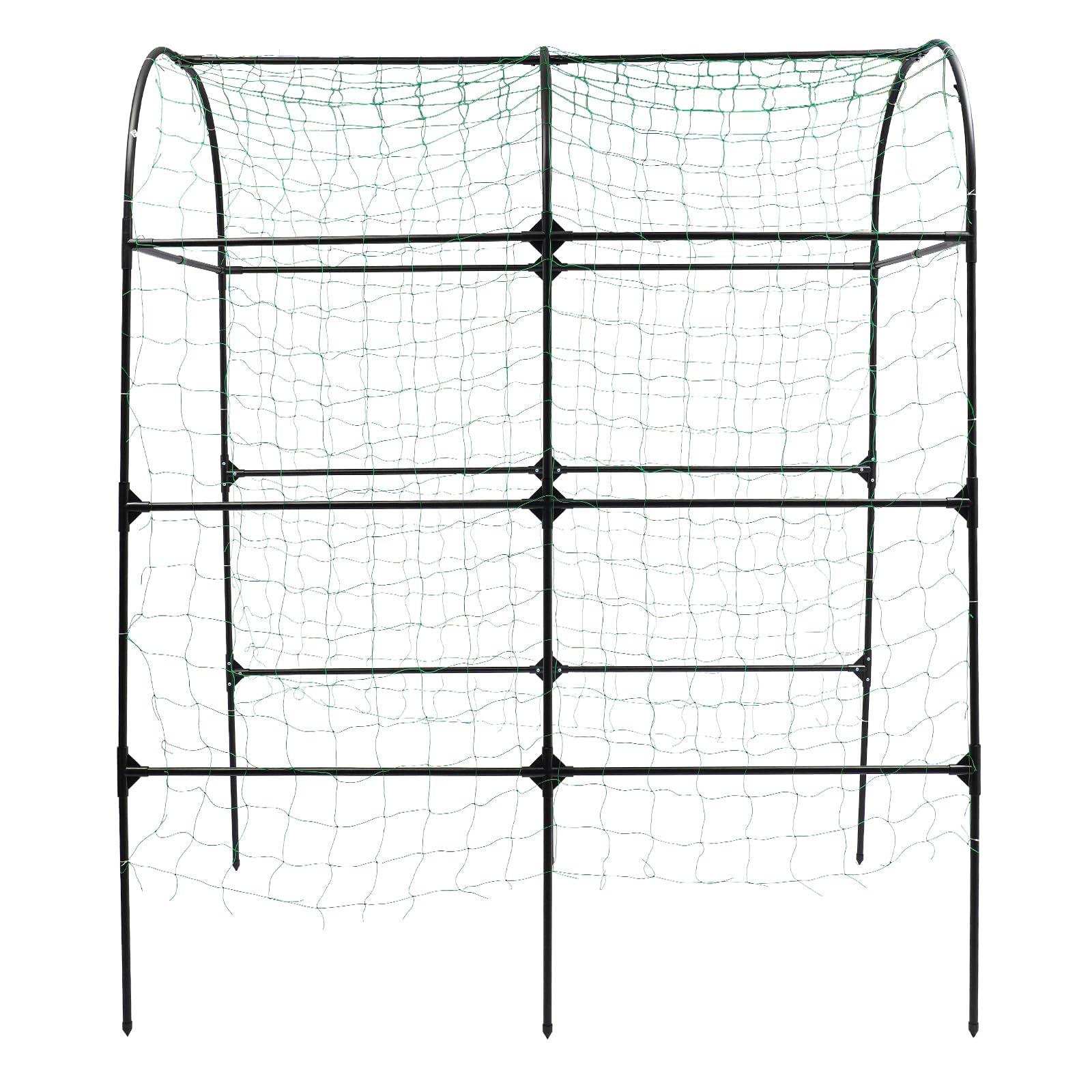 Treillis pour plantes grimpantes, 115 x 183 x 230 cm, grille de concombre de jardin pour plantes grimpantes, pois, fruits, vignes, treillis d'extérieur