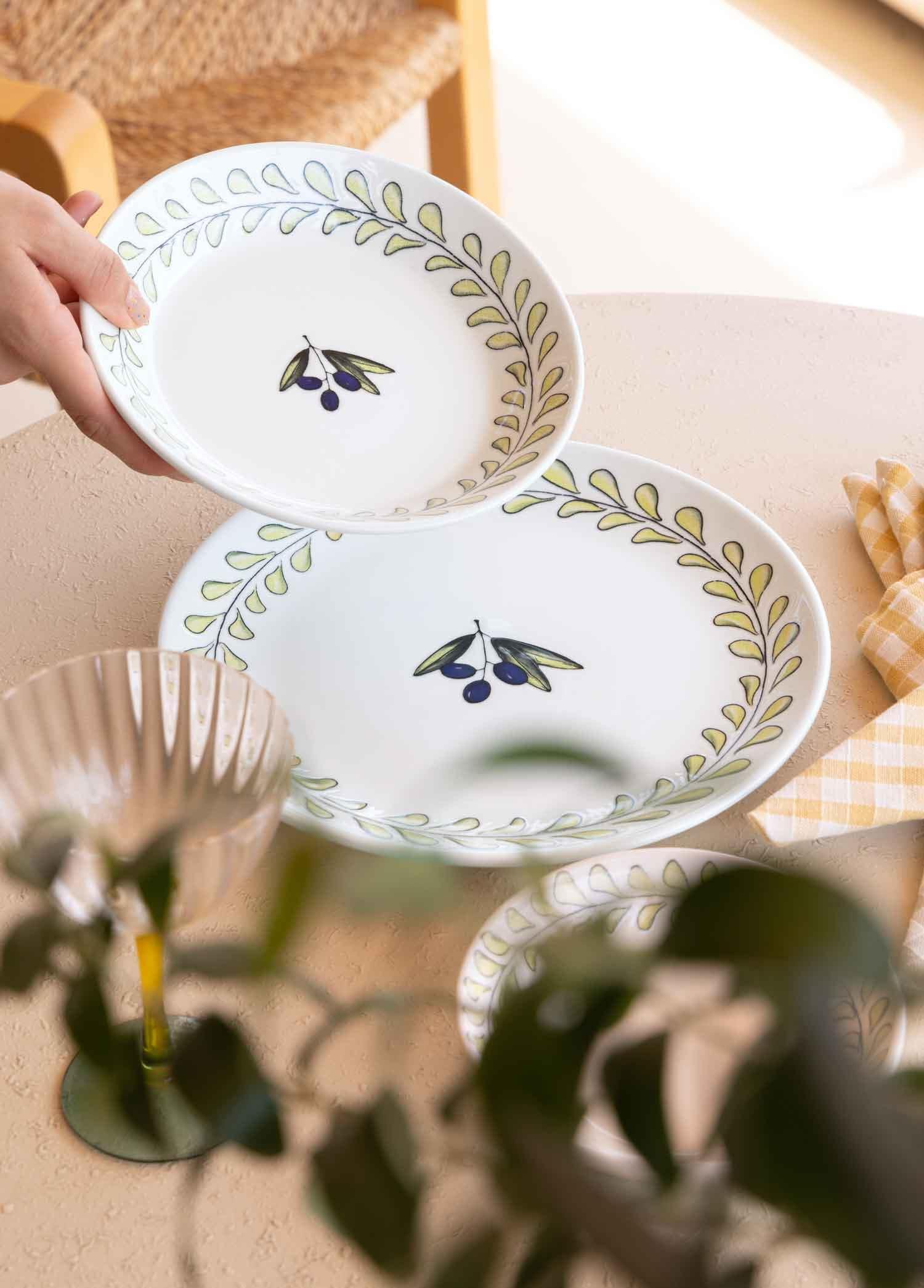 [marka] Olivos Yemek Tabağı 6lı Set 20 cm OVS0012