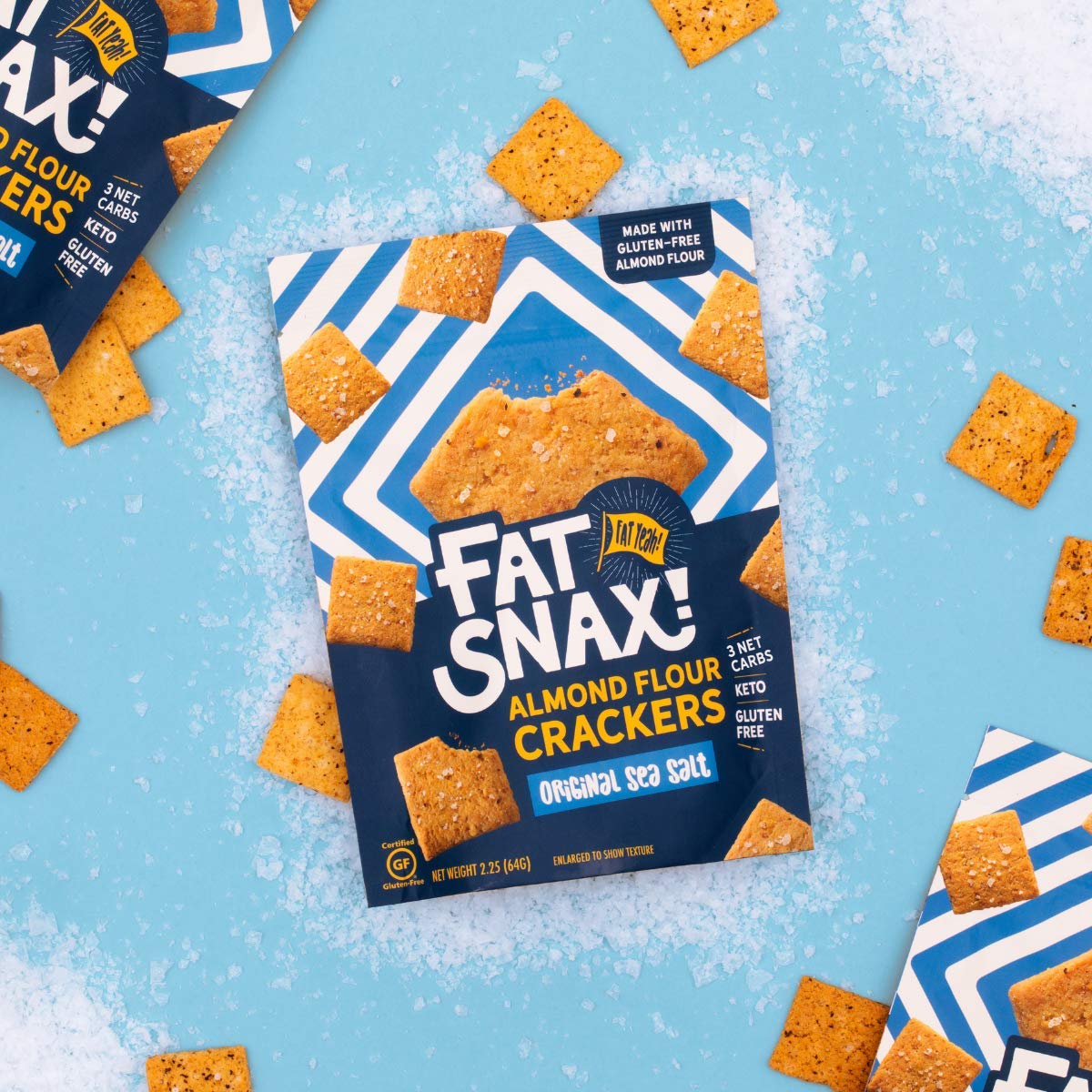 Fat Snax Keto Crackers Almond Flour GlutenFree Crackers Low Carb
