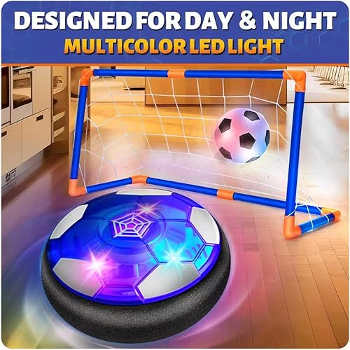 Miniatura 6 de Hover - Juego de pelota de fútbol con 2 porterías, juguetes de interior para niños de 6 a 8 años, regalo de fútbol para niños de 8 a 12 años, juegos