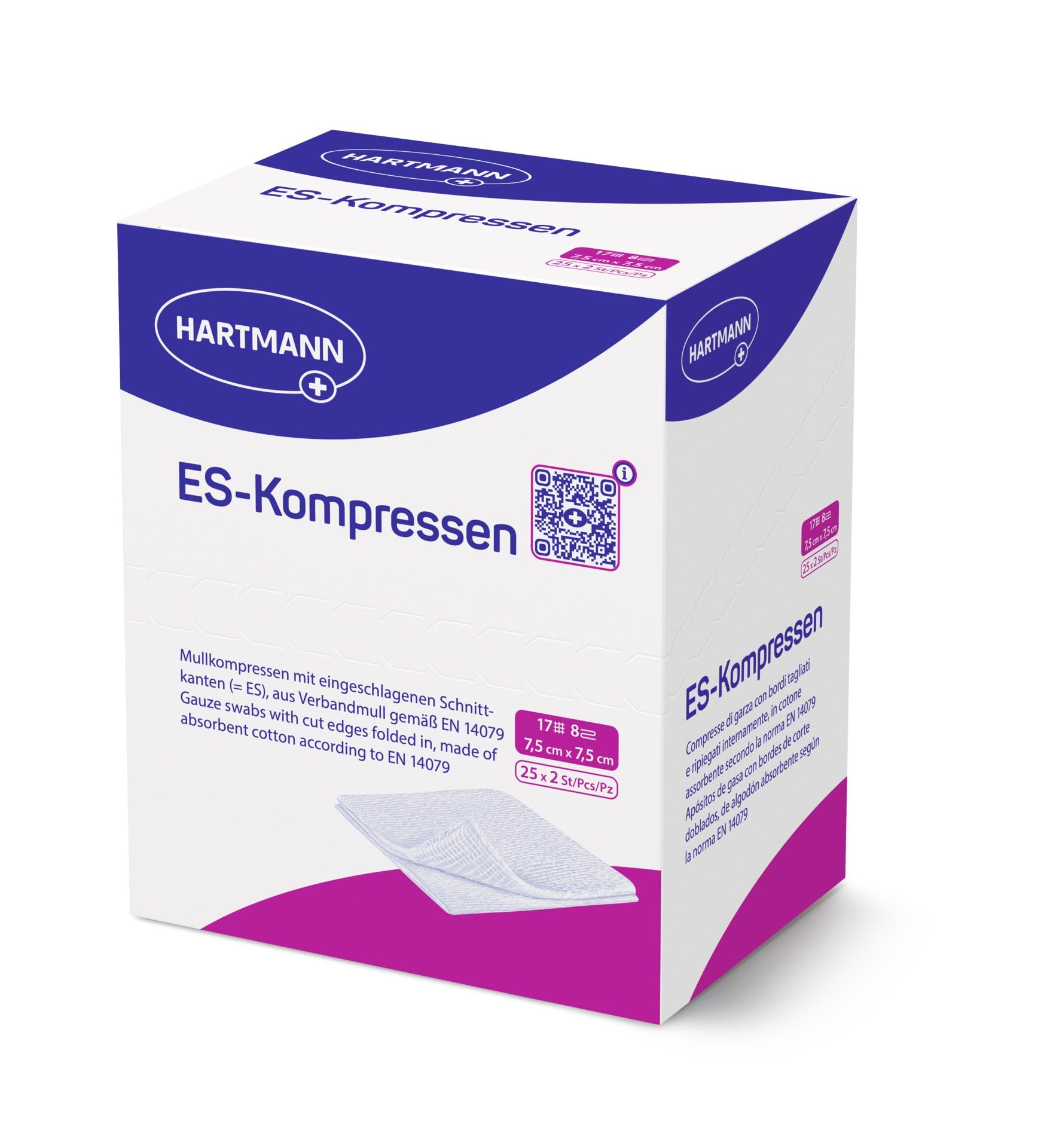 ES-Kompressen unsteril 10x10 cm 16fach, 100 St, 100 St