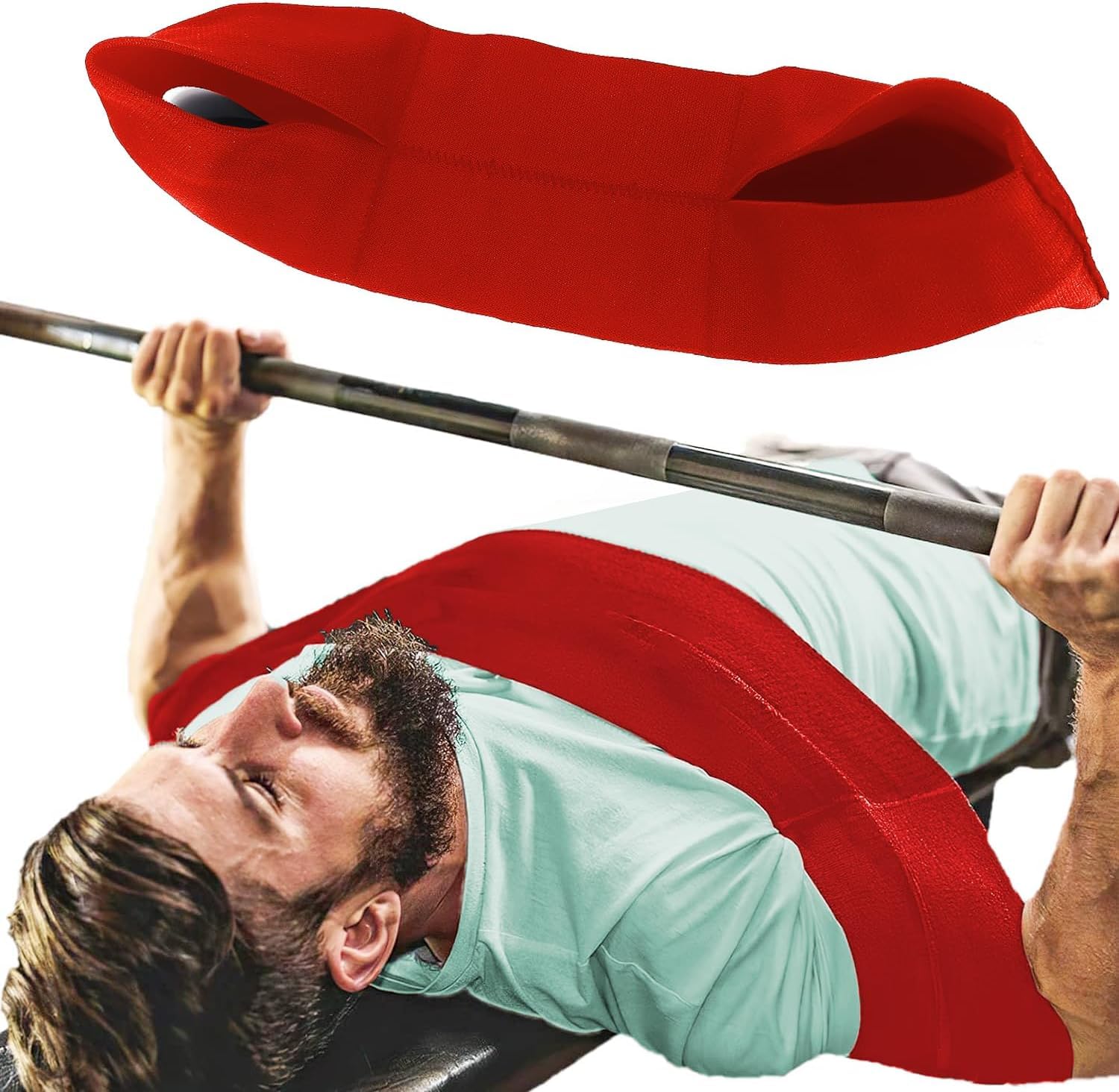 INDIAHUNK® Bench Press Sling Shot Band – Powerlifting & Strength Training Resistance Band for Bench Press, Push-Ups, Dips & Upper Body Workouts – Gym Fitness Equipment for Men & Women-image-6