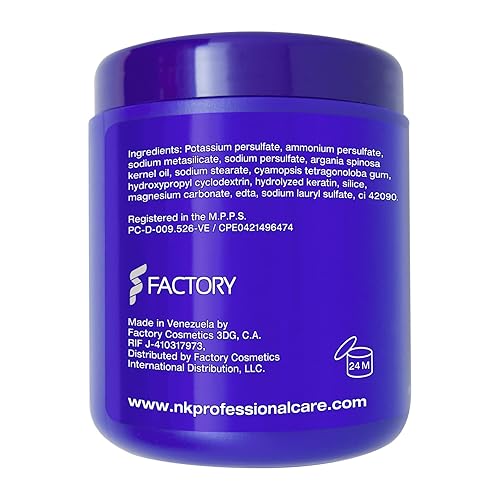 Miniatura 2 de DiColor Rubio  Polvo blanqueador  aclarador para el cabello  blanqueador para el cabello  Aclara +8 tonos sin dañar el mechón del cabello (4