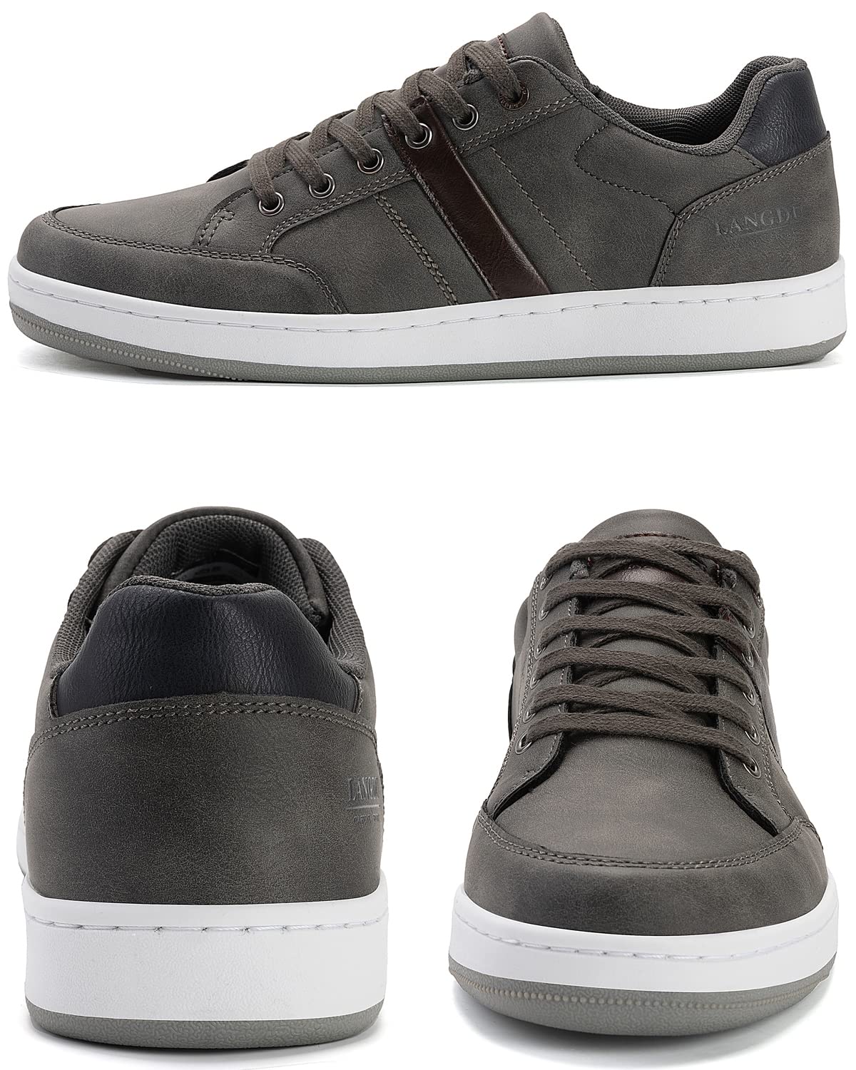 LANGDU Sneakers Uomo Scarpe da Ginnastica Casual Sportive Running Basse Scarpe all'Aperto 41-46
