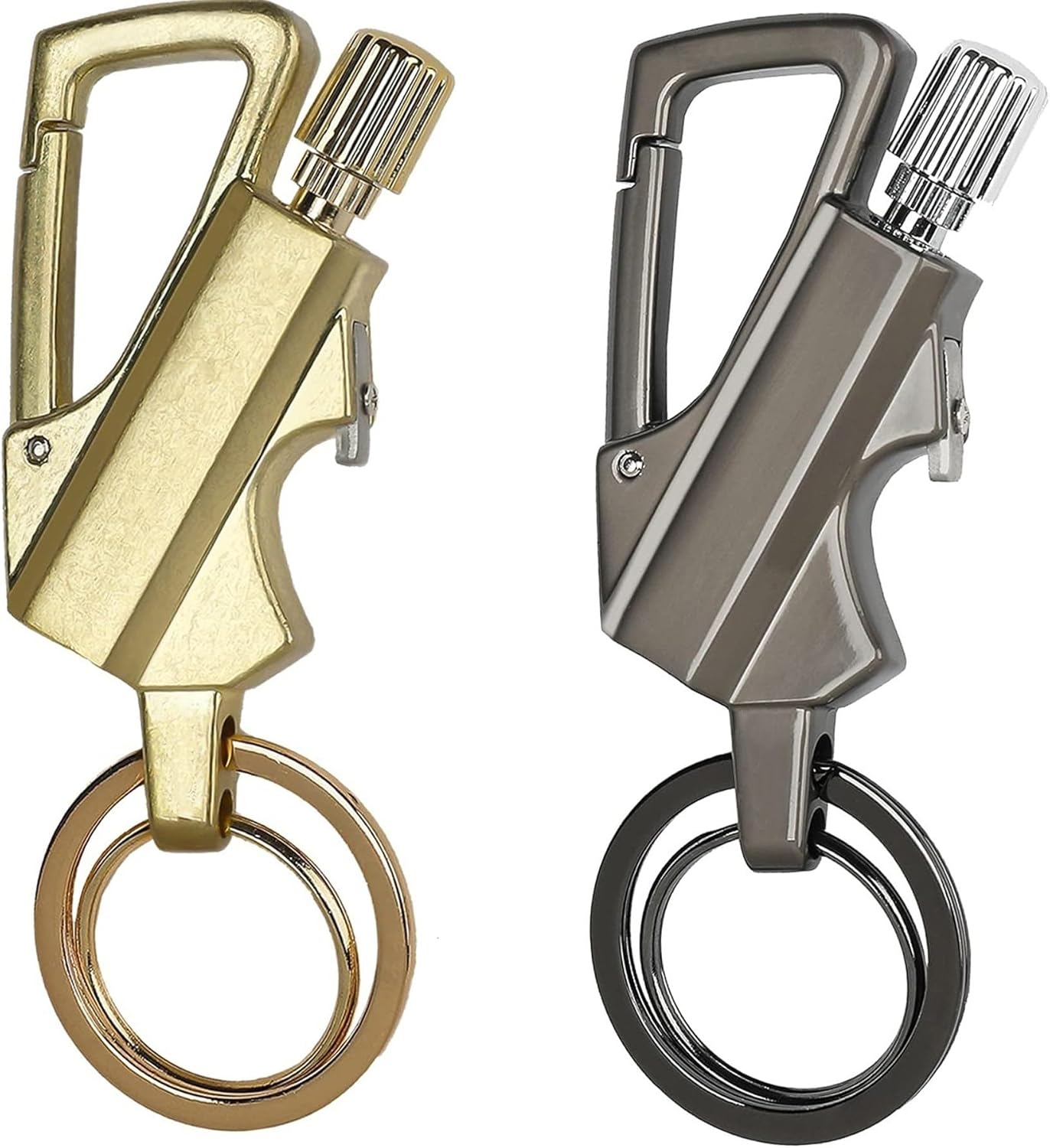 Keychain Lighter Waterproof Match Outdoor Camping Permanent Lighter Matchstick with Keychain and Bottle Opener(2-Pack 2)