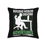 Coding Game Developer Game Dev Programmer Gaming Coder Throw Pillow