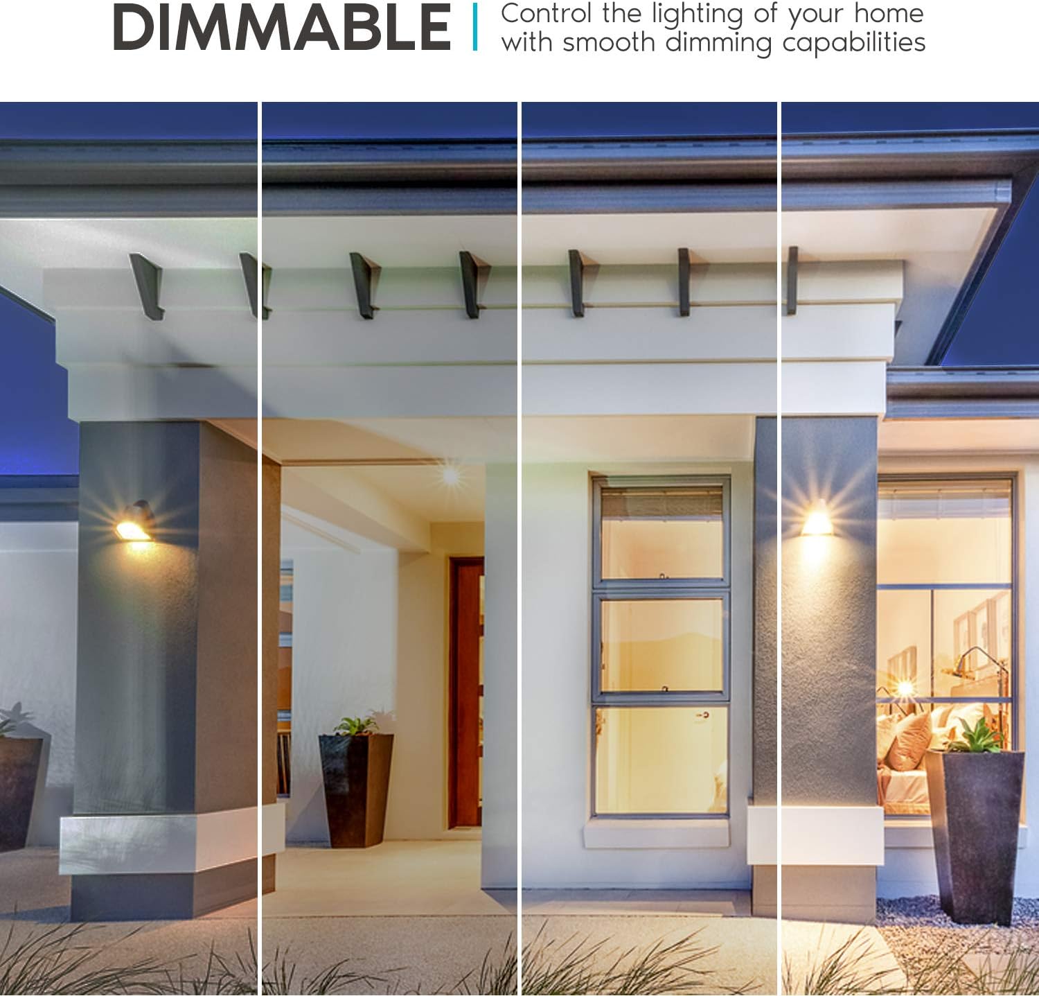 LUXRITE A21 LED Bulbs 150 Watt Equivalent, 2550 Lumens, 3000K Soft White, Dimmable Standard LED Bulb 22W, Energy Star, E26 Medium Base - Indoor and Outdoor (8 Pack)