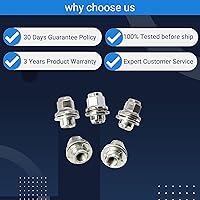 Vista 5 de 5 tuercas de rueda C2C35294010 compatibles con Jaguar S-Type X-Type XJ XJR XF 1999-2011