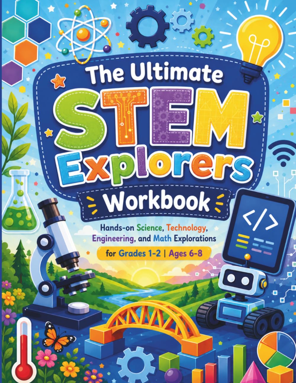 The Ultimate STEM Explorers Workbook: Hands-On Science, Technology, Engineering,