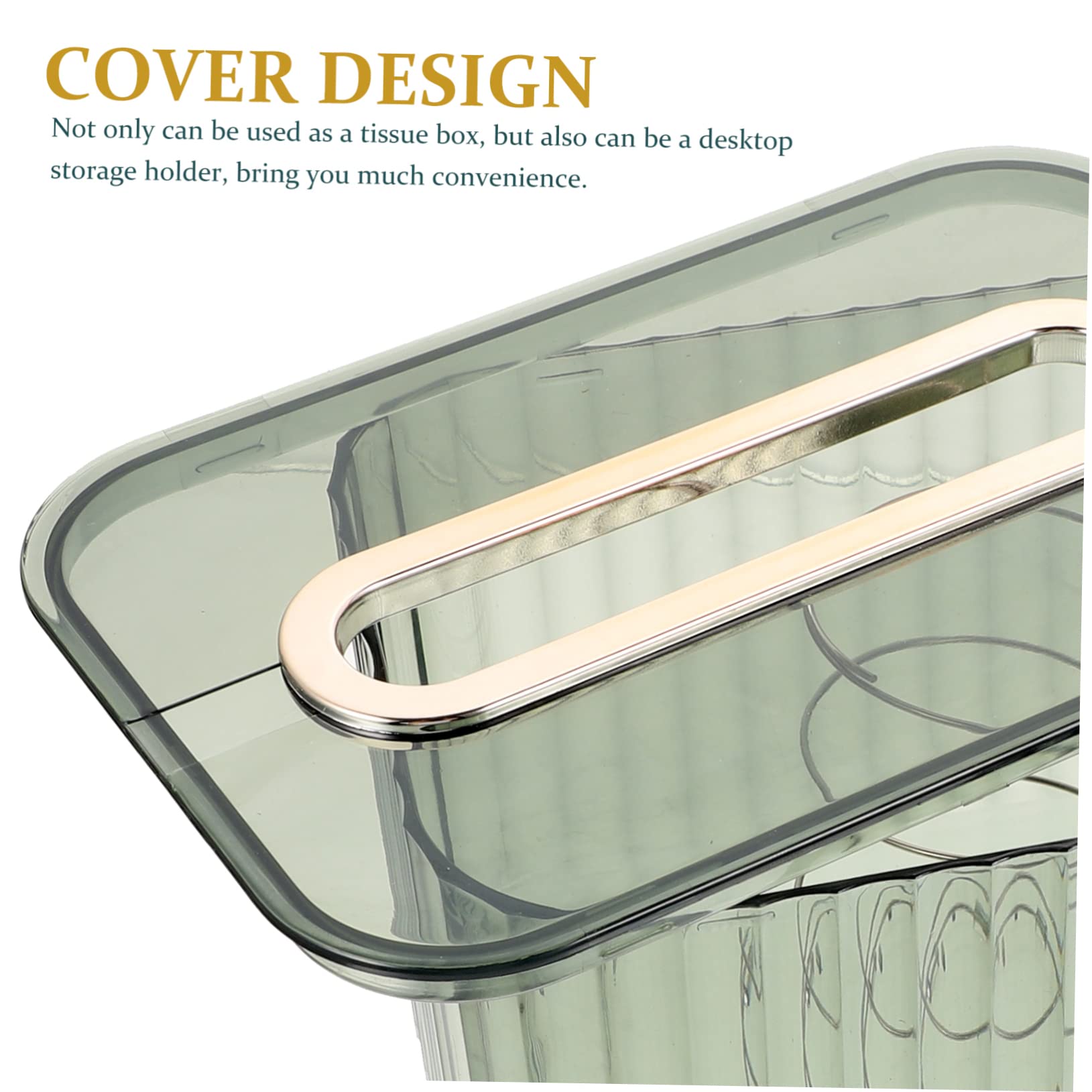 COSMEVIVI Remote Control Storage Box Tissue Box Cover Multi-Function Desktop Organizer