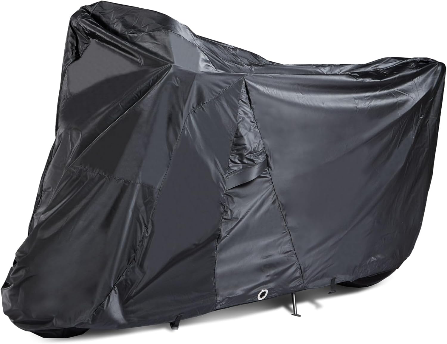 Covermates Motorcycle Cover - Commercial Grade Vinyl, Weatherproof, Elastic Hem, Power Sports Covers, Black