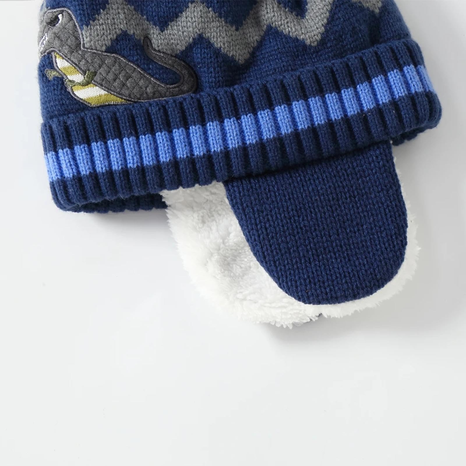 Berretti in Maglia Cappelli Cappellini Toddler Boys Beanie Cappello Foderato Inverno Neve Sci cap Paraorecchie Lavorato A Maglia Morbido Caldo Cappello Teschio