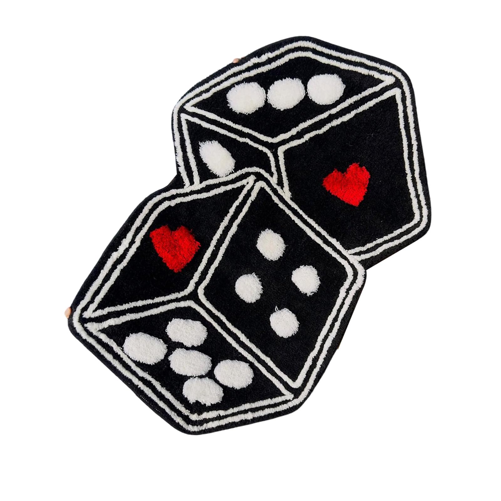 WEILWH Creative Tufted Rug Comfort Bathroom Carpet Floor Mats for Bathroom and Styles Nonslip Water Absorbent Home Rug