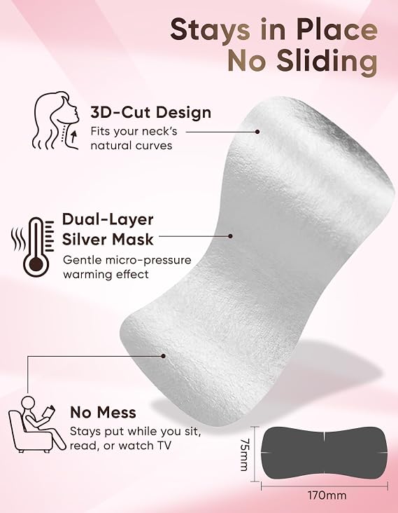 Neck Wrinkle Patches Firming & Tightening 2-in-1 Collagen, 5 Pack