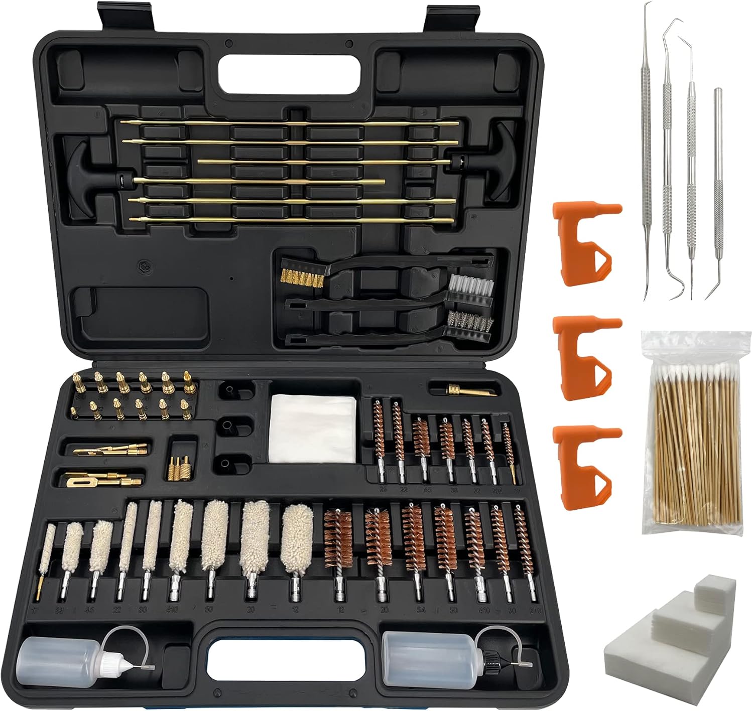 MIDUG Universal Gun Cleaning Kit in Carrying Case Rifle