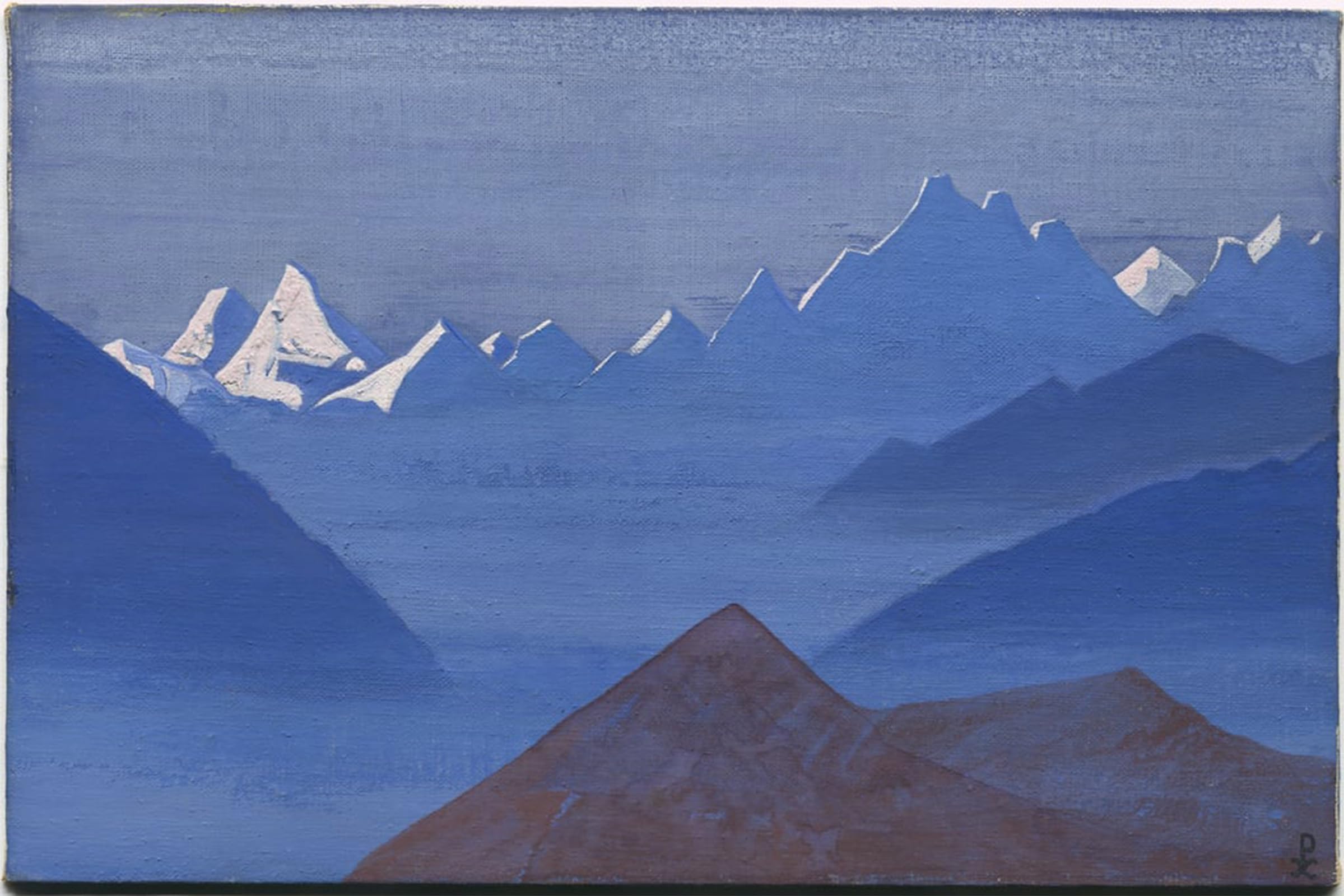 SERENDIPITP Vintage Wall Art Canvas Nordic Poster Canvas Print Picture Sunset by Nicholas Roerich Wall Art Poster for Home Decor 60x90cm