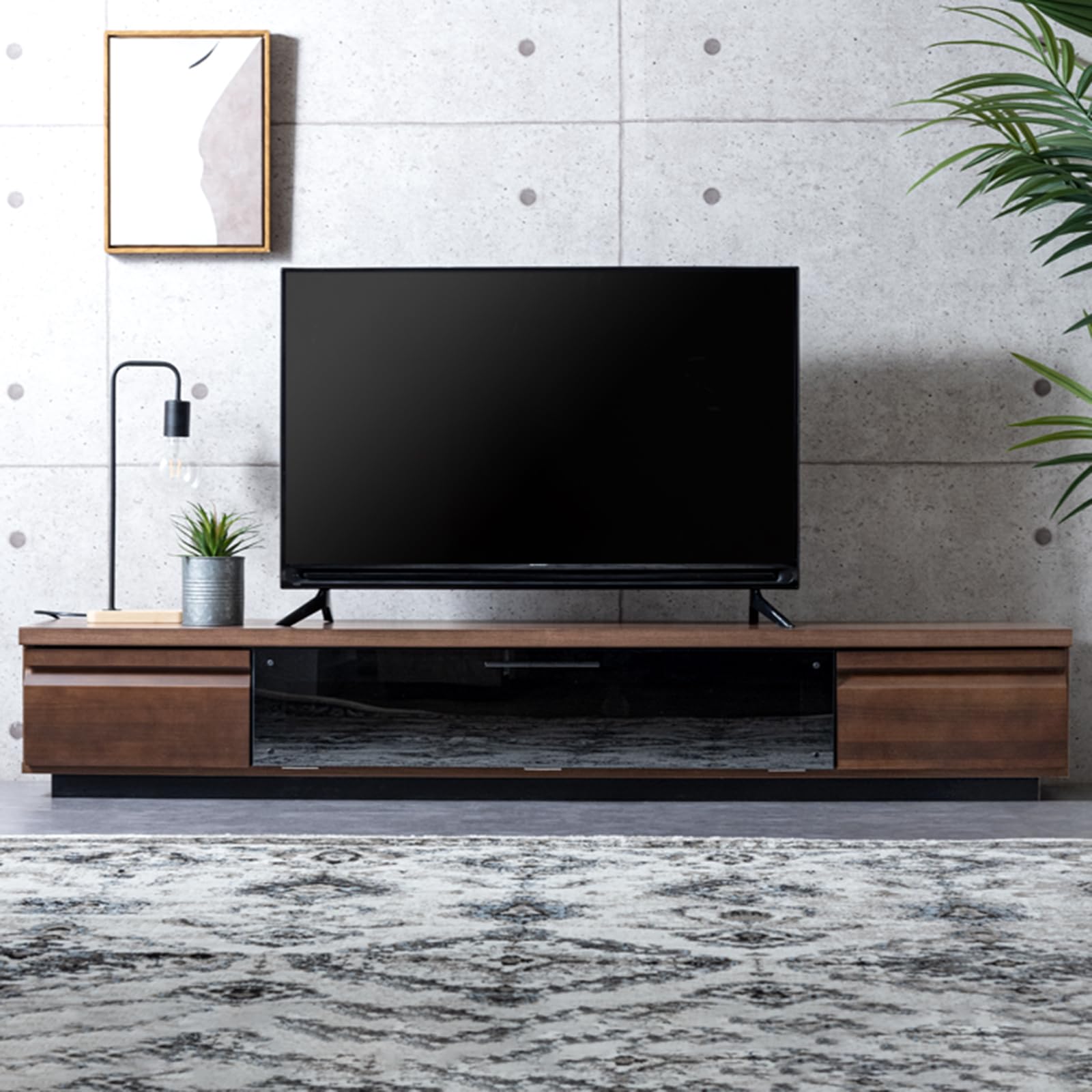 Amazon｜タンスのゲン テレビ台 幅180cm 55型対応 完成品 国産 50 