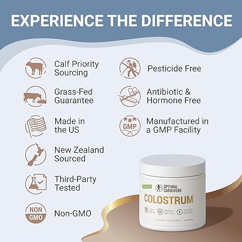 Miniatura 2 de Polvo de calostro alimentado con hierba, calostro bovino sin sabor para humanos, suplemento de calostro en polvo para la salud intestinal, apoyo