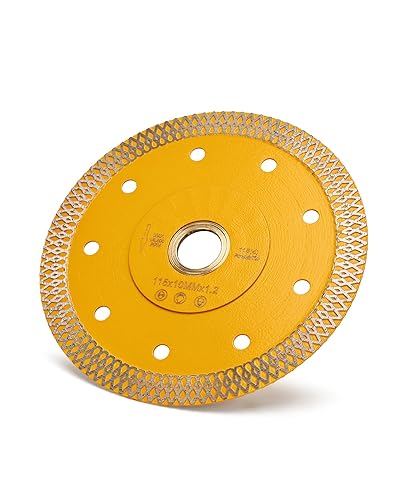 Cuchilla de corte de porcelana de diamante súper fina para cortar azulejos de mármoles de granito (4.5).. disponible en Yaxa Colombia