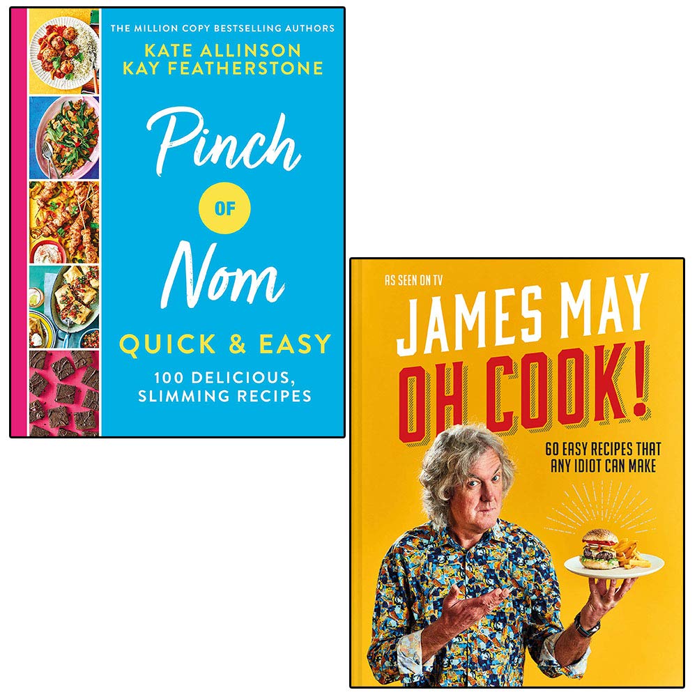 PC Pinch of Nom Quick & Easy and Oh Cook! 2 Books Collection Set
