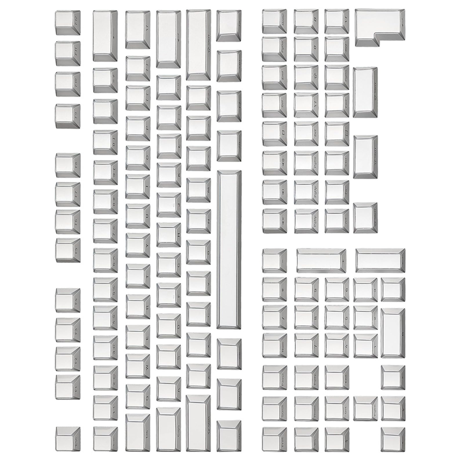Reemplazo de teclas laterales de 133 piezas para solucionar el desgaste de tu teclado gaming 8