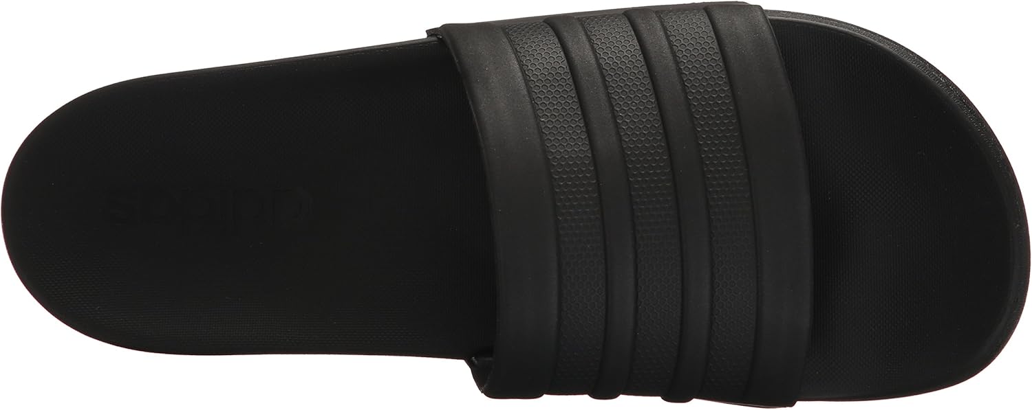 adidas Women's Adilette Comfort Slide Sandal 5 Black/Black/Black