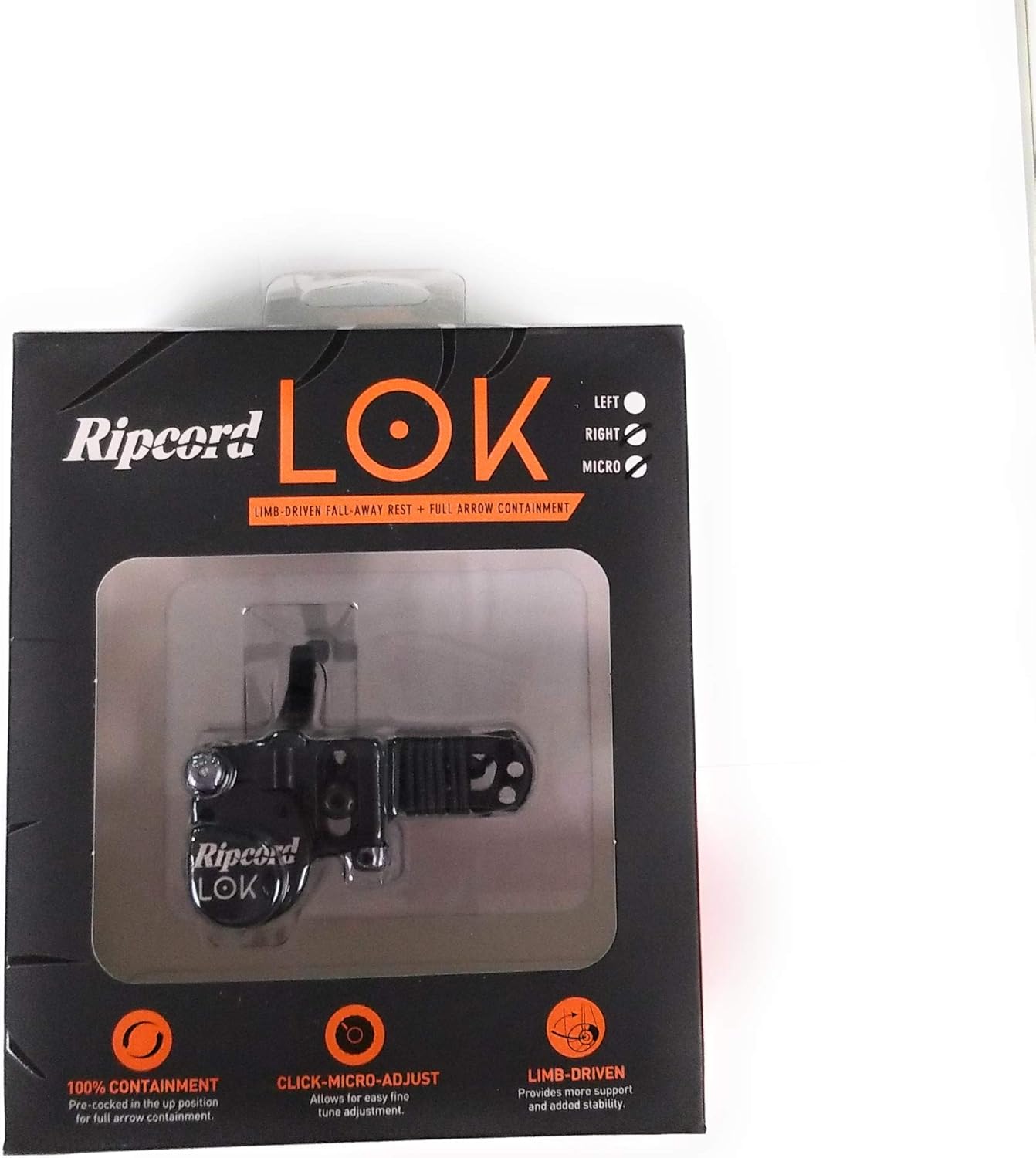 Ripcord Lok Arrow Rest Black RH