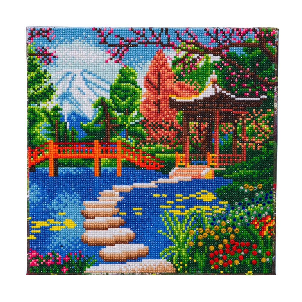 CRYSTAL ART CAK-A147M: Gardens of Fuji 30x30cm Kit