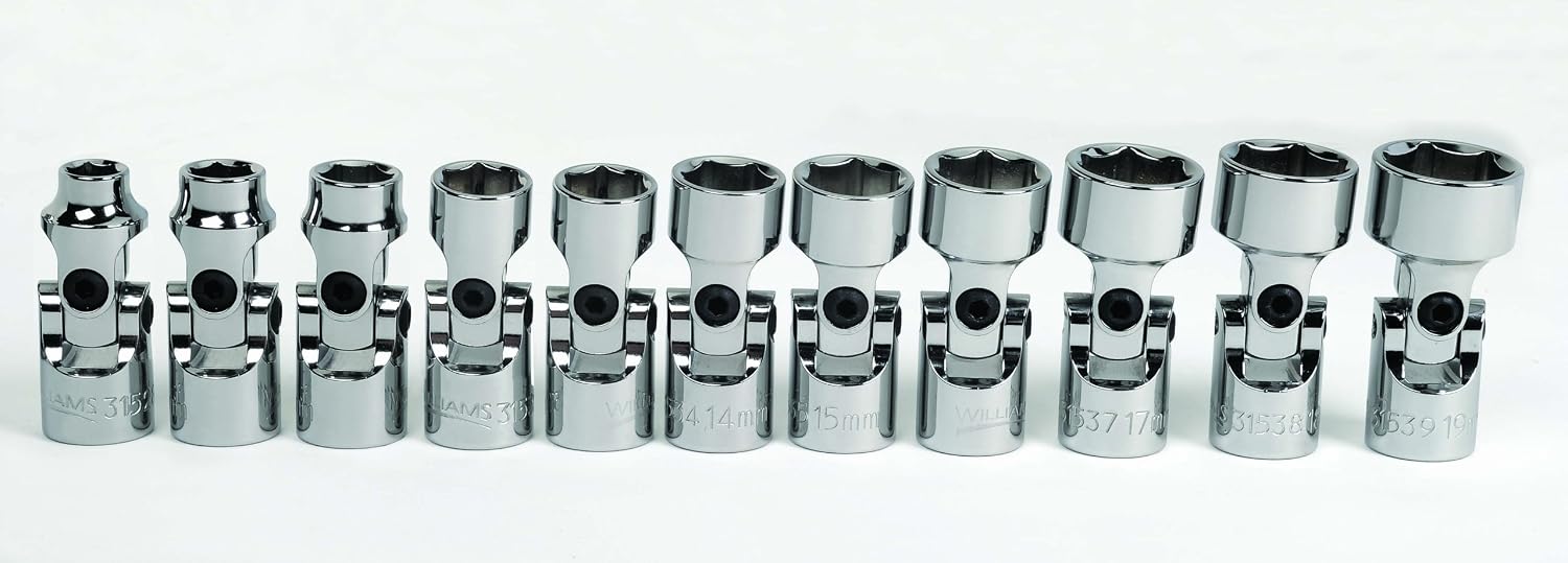 Williams 31939 11Piece 3/8Inch Drive 6 Point Universal Socket Set