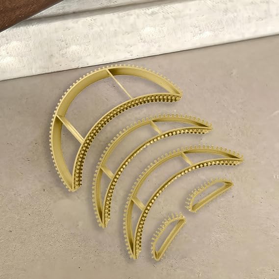 5Pcs styling coiler set Bump it Volume Hair hair accessory Hair bumps for volume insert Fluffy hairdressing tools for women and girls (Gold)