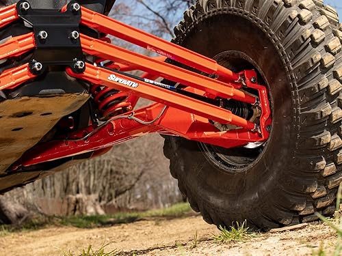 Miniatura 3 de SuperATV Brazos de Arrastre Traseros de Alta Resistencia y Alta Capacidad para Can-Am Maverick X3 TurboMax de 72" (2017+) - ROJO