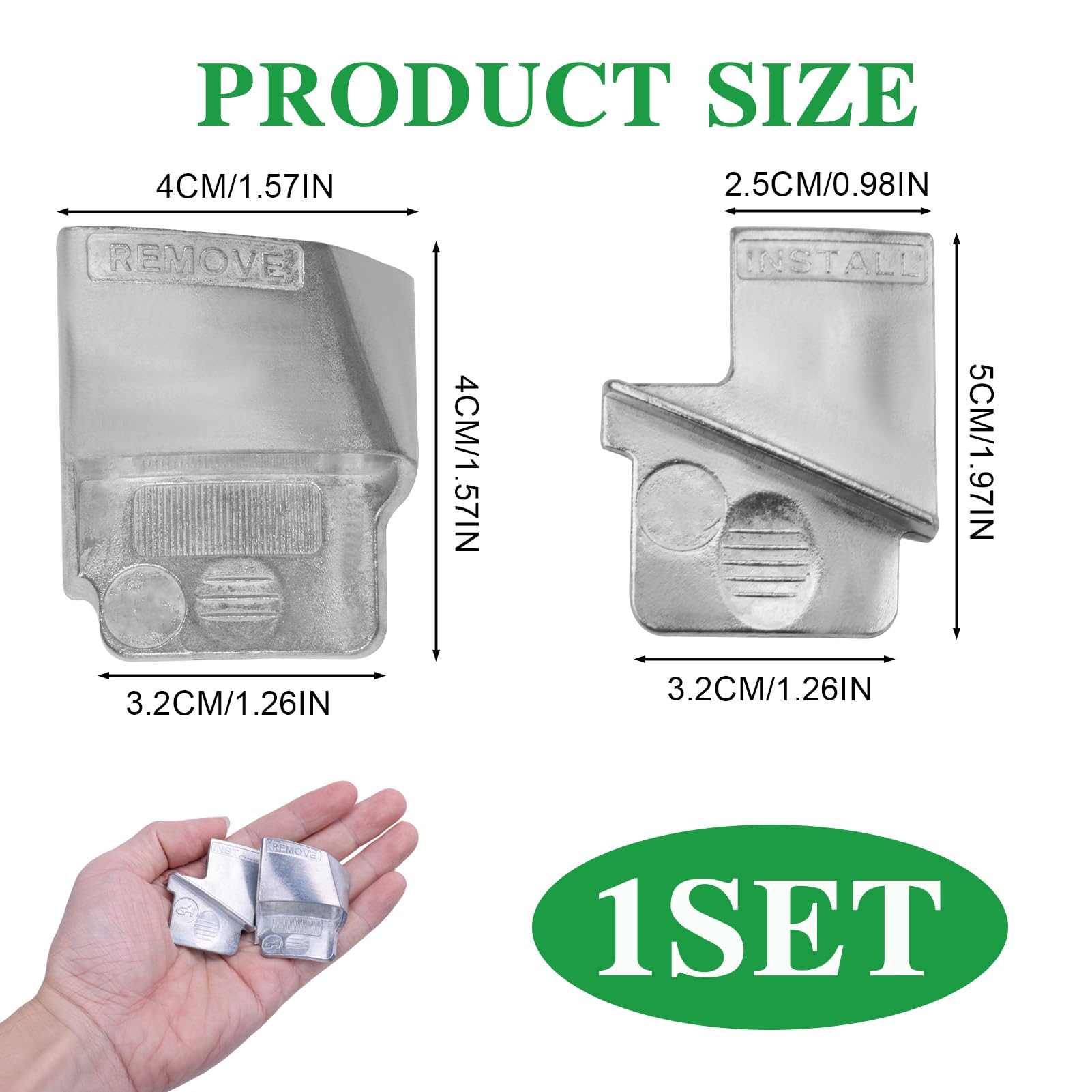 Kit 2 Strumenti Rimozione Cinghie Auto - Attrezzi Metallo Per Montaggio Cinghie Trapezoidali - Foto 5