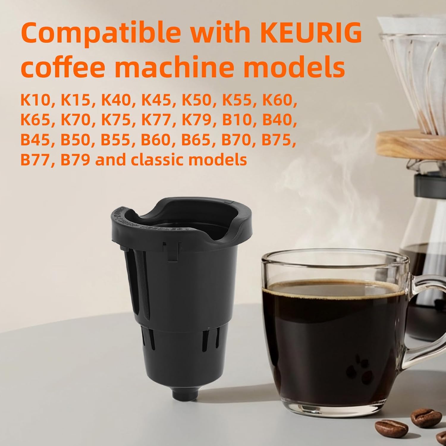 3pcs Pod Holder Replacement with Exit Needle for Keurig K-Cup Coffee Capsule Rack, Insert Replacement Parts for Keurig K-Elite K-Supreme K-Mini K-Duo K-Slim K-Select Classic Models