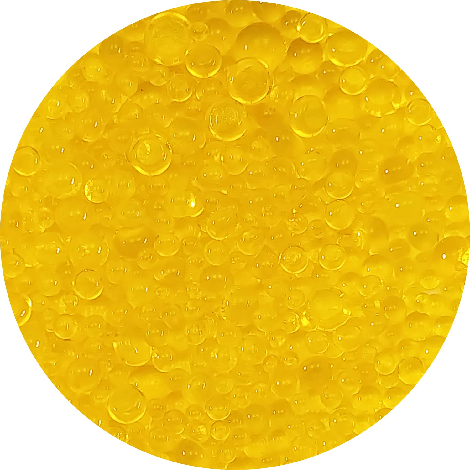 Yellow Trans Frit Balls FB1120 COE 90 Glacial Art Glass-image-22