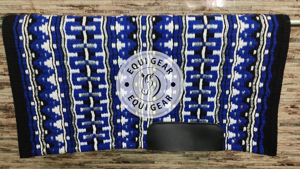 Horse Western Show Saddle Blanket/New Zealand Wool Western Saddle Blanket Top Wool Pad Sensor Flex (Customization Available) N263